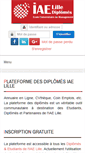 Mobile Screenshot of diplomes-iaelille.com