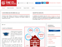 Tablet Screenshot of diplomes-iaelille.com